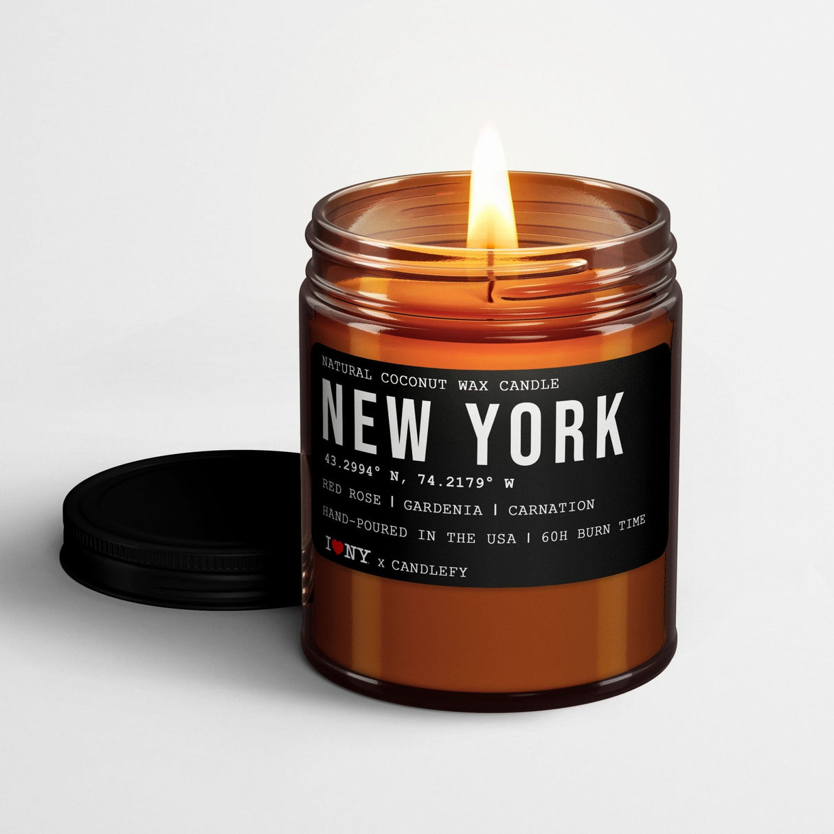 New York Scented Candle (Rose, Gardenia, Carnation) - Candlefy