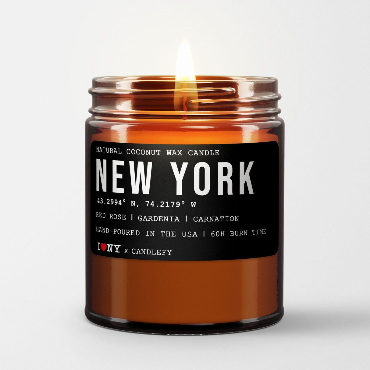 New York Scented Candle (Rose, Gardenia, Carnation) - Candlefy