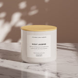 Night Jasmine Scented Candle, Made With Natural Coconut Wax - Candlefy