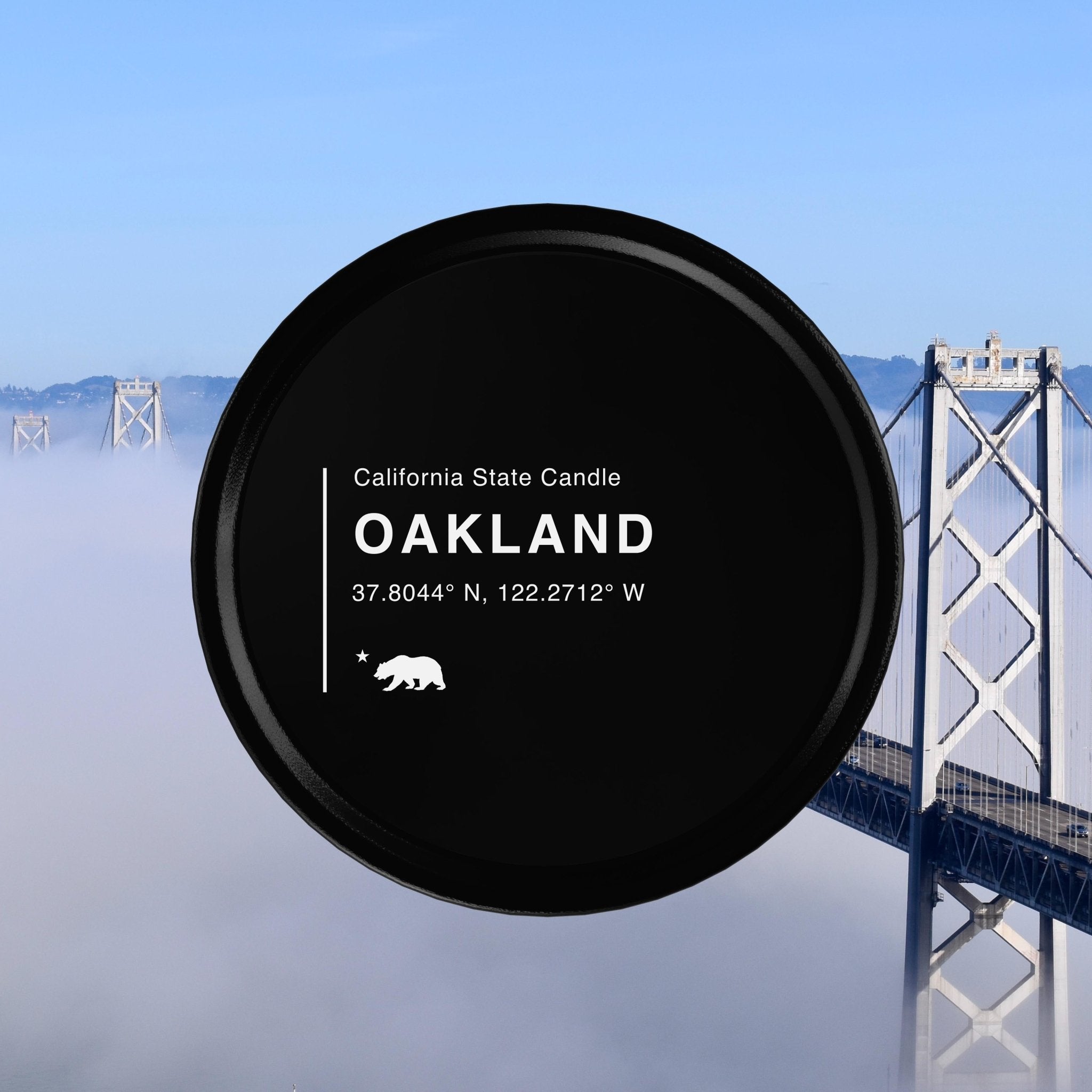 Oakland California Scented Travel Tin Candle - Candlefy
