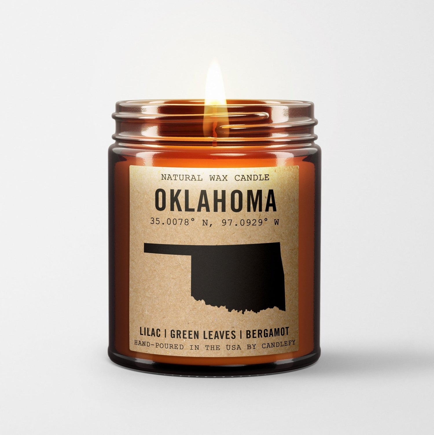 Oklahoma Homestate Candle - Candlefy
