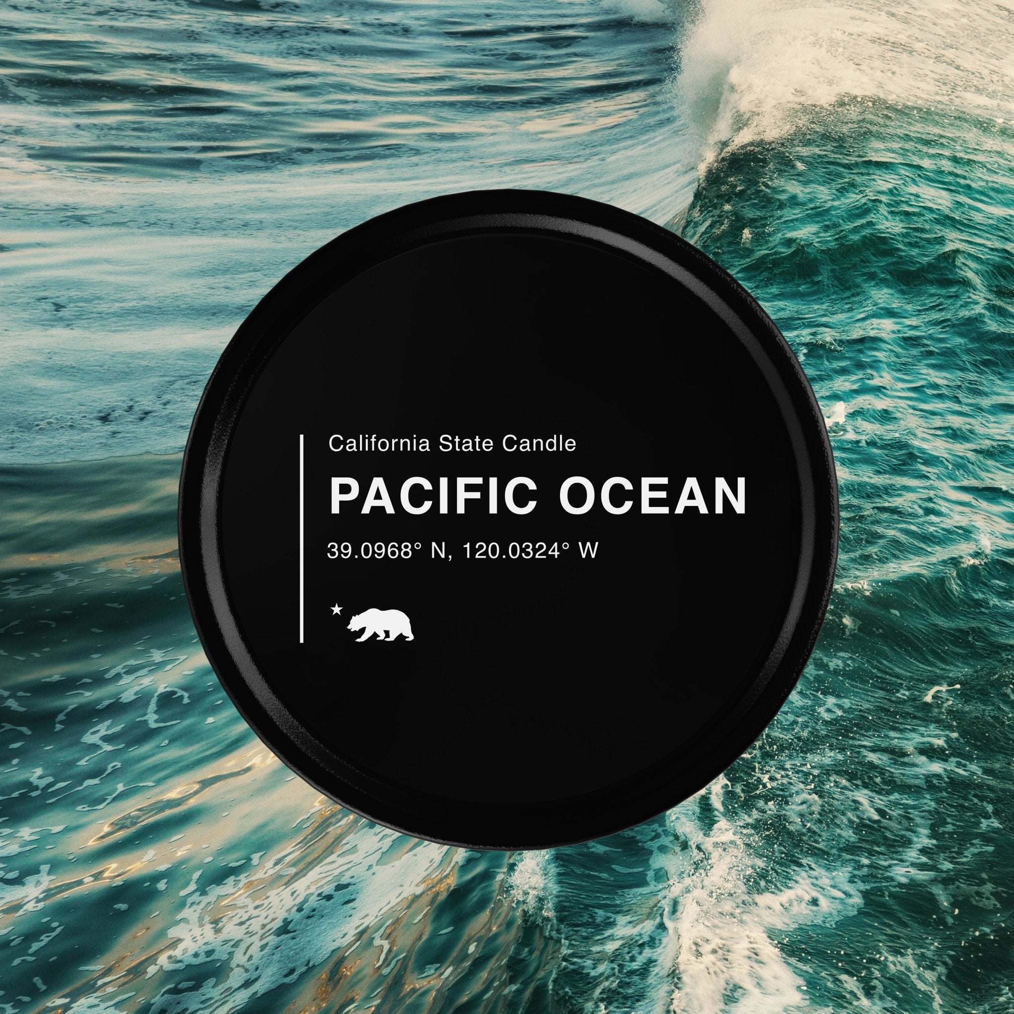 Pacific Ocean California Scented Travel Tin Candle - Candlefy