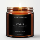 Premium Scented Candle: Apple Pie {Black Label Edition} - Candlefy