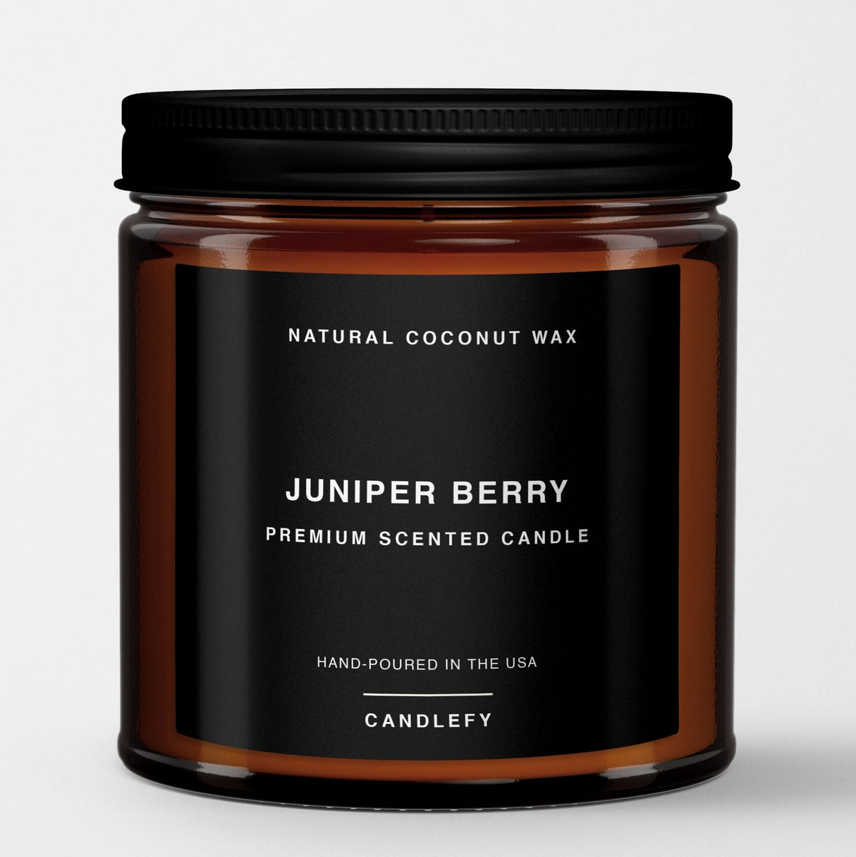 Premium Scented Candle: Juniper Berry {Black Label Edition} - Candlefy