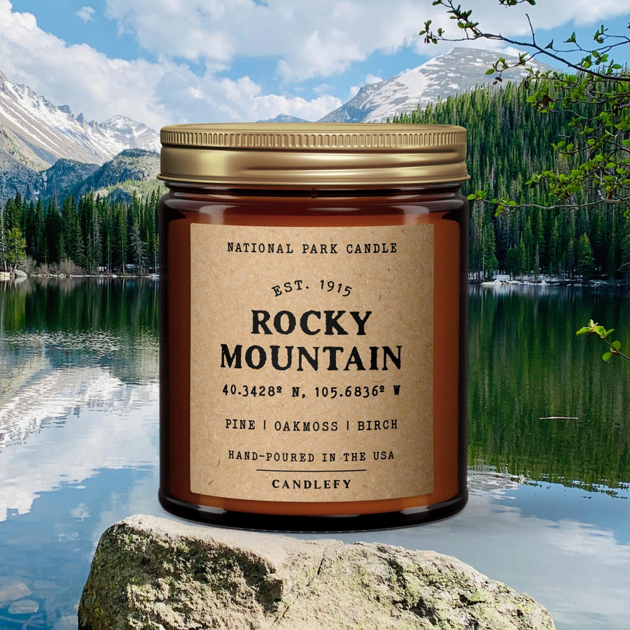 Rocky Mountains National Park Candles I Natural Wax Candles I Candlefy