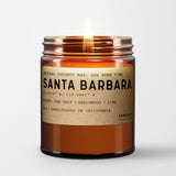 Santa Barbara: California Scented Candle (Sea Salt, Beachwood, Lime) - Candlefy