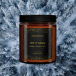 Scented Christmas Candle: Let It Snow (Juniper, Currant, Pine) - Candlefy