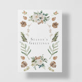 Seasons Greetings Personalized Greeting Card - Candlefy