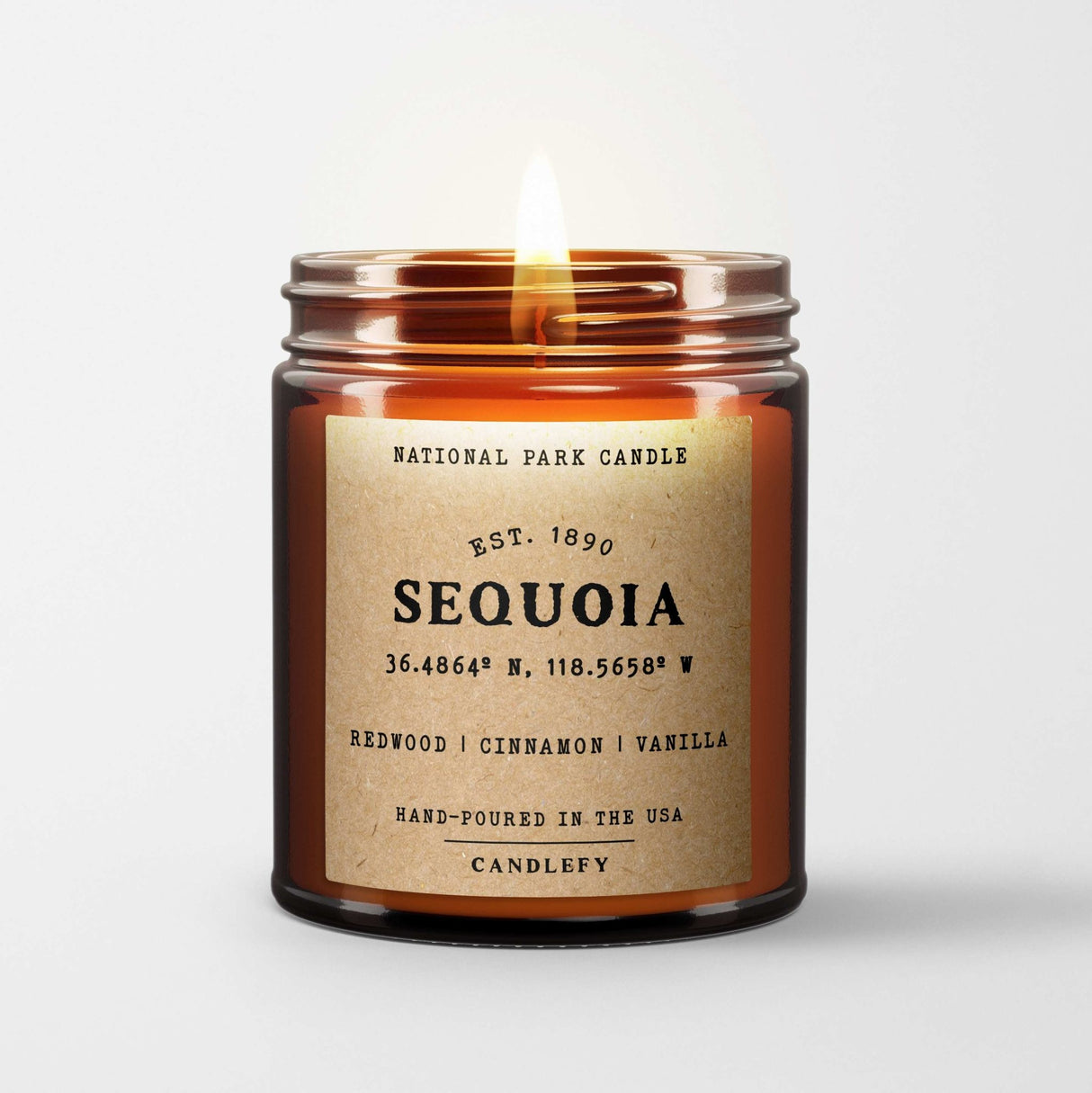 Sequoia National Park Candles I Natural Wax Candles I Candlefy