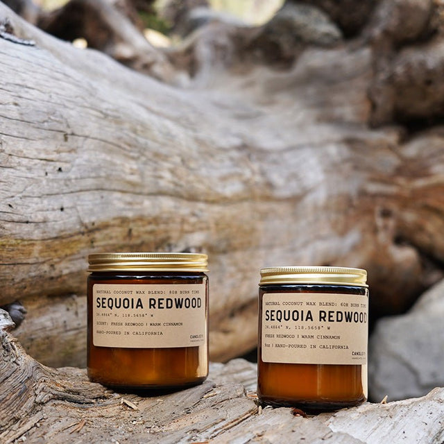 Sequoia Redwood: California Scented Candle (Redwood, Cinnamon) - Candlefy