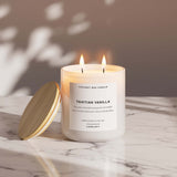 Tahitian Vanilla Scented Candle, Made With Natural Coconut Wax - Candlefy