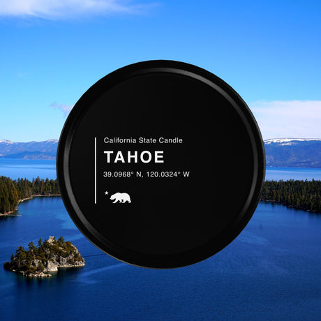 Tahoe California Scented Travel Tin Candle - Candlefy
