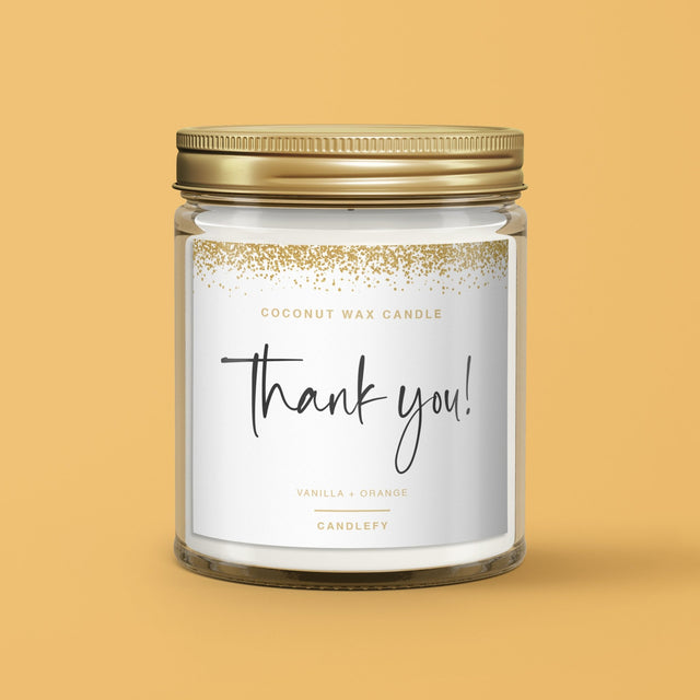 Thank you Gift Candle - Candlefy