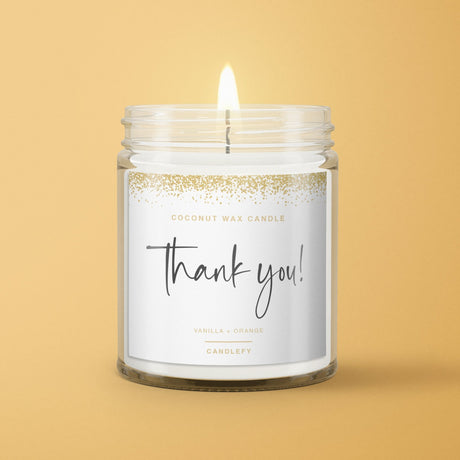 Thank you Gift Candle - Candlefy