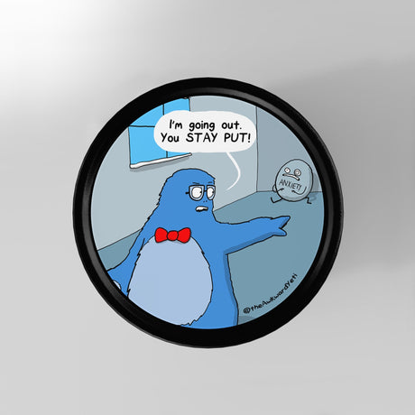 The Awkward Yeti Scented Candle: Anxiety Stay Put - Candlefy