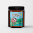 The Awkward Yeti Scented Candle in Amber Glass Jar: Beautiful Day - Candlefy