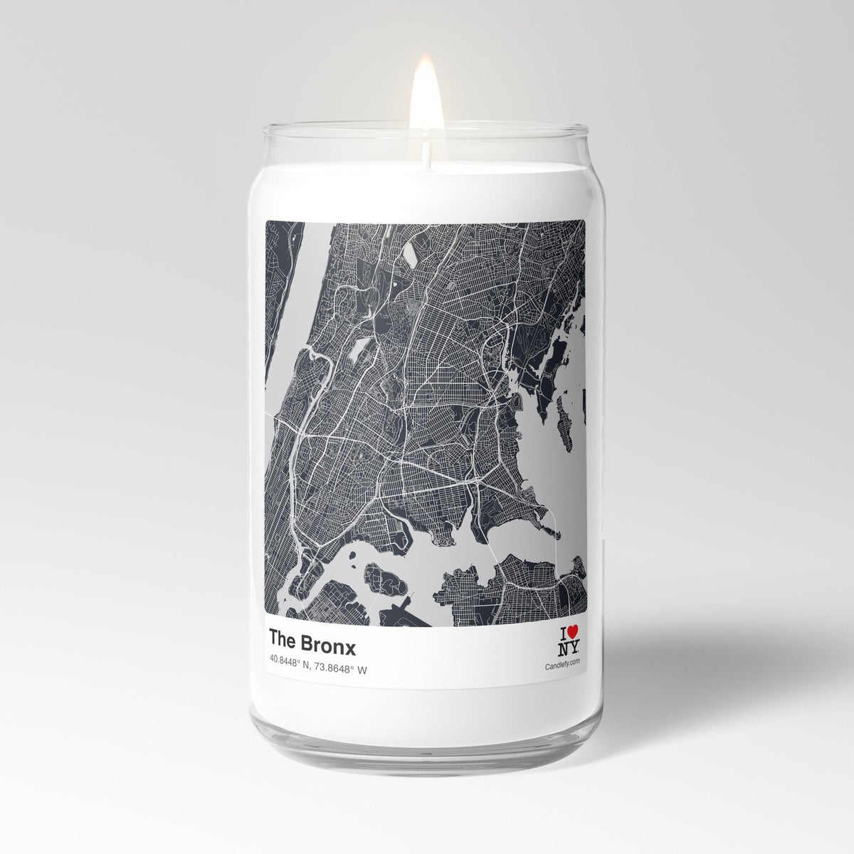 The Bronx, New York City Map Scented Candle - Candlefy
