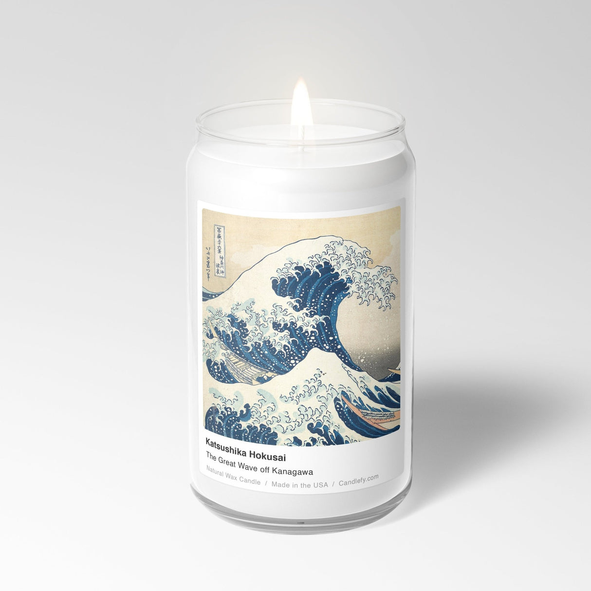 The Great Wave off Kanagawa Scented Candle - Candlefy
