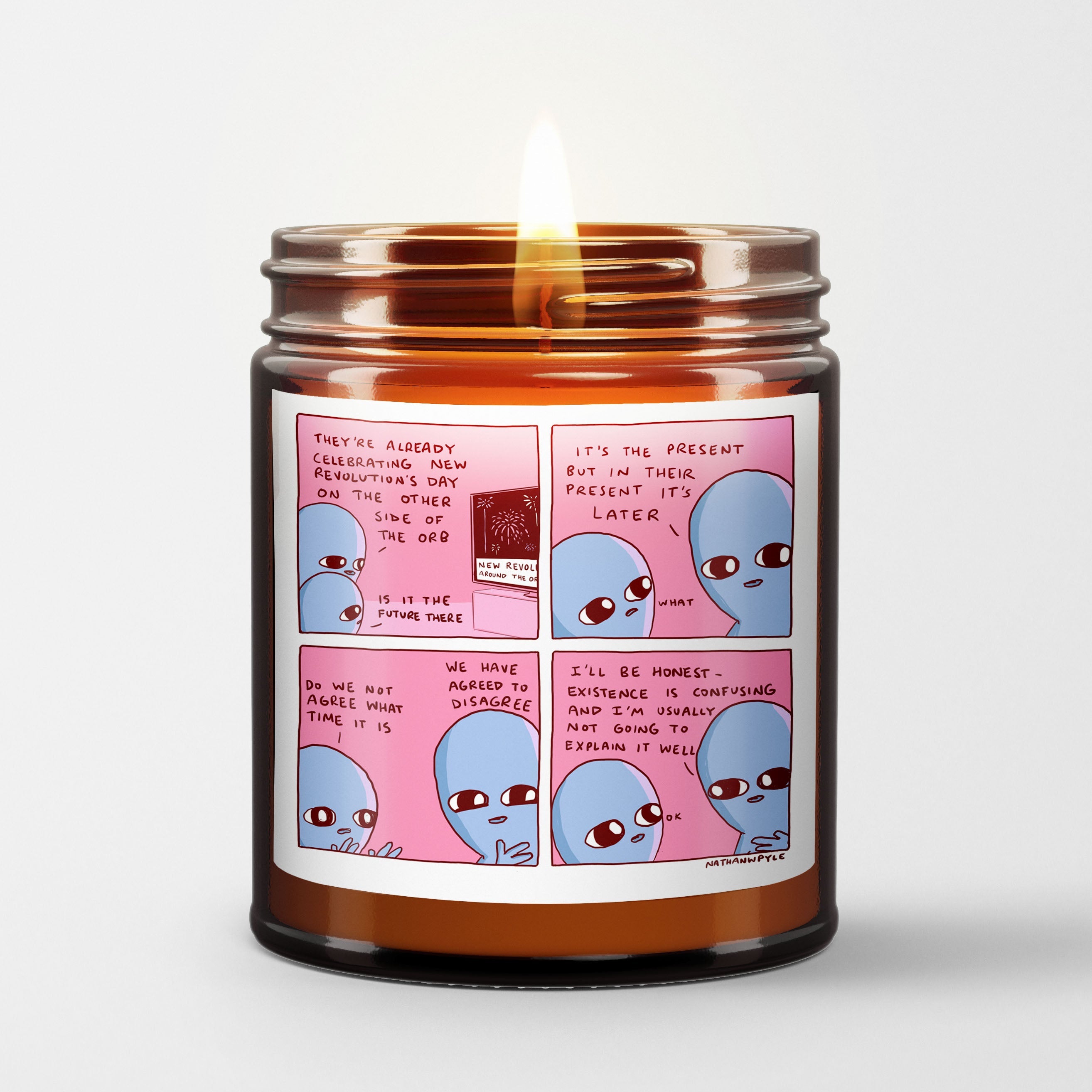 Strange Planet Scented Candle I Existence is Confusing | Nathan W Pyle