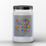 Tyler Spangler Scented Candle in Mason Jar: Anything Has Potential - Candlefy