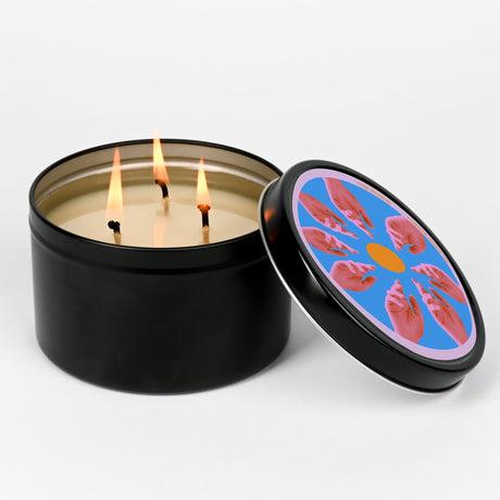 Tyler Spangler Scented Tin Candle: Everyone Needing Time - Candlefy