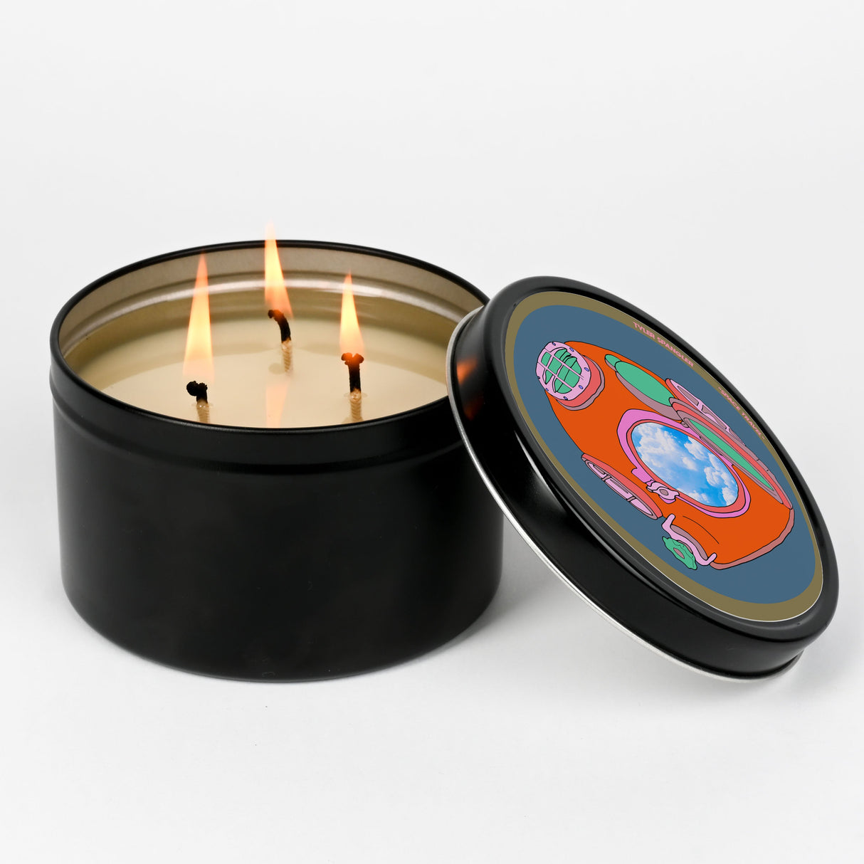 Tyler Spangler Scented Tin Candle I Space Travel I Premium Scented Candle