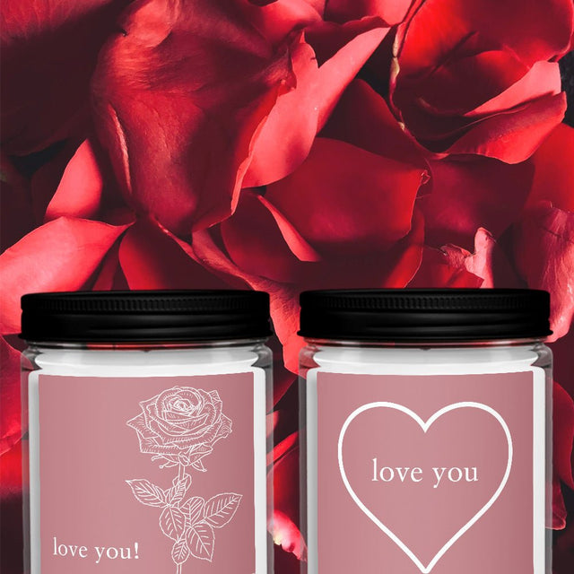 Valentine's Day Candle Gift Box (2 Candles + Matchbox + Free Shipping) - Candlefy