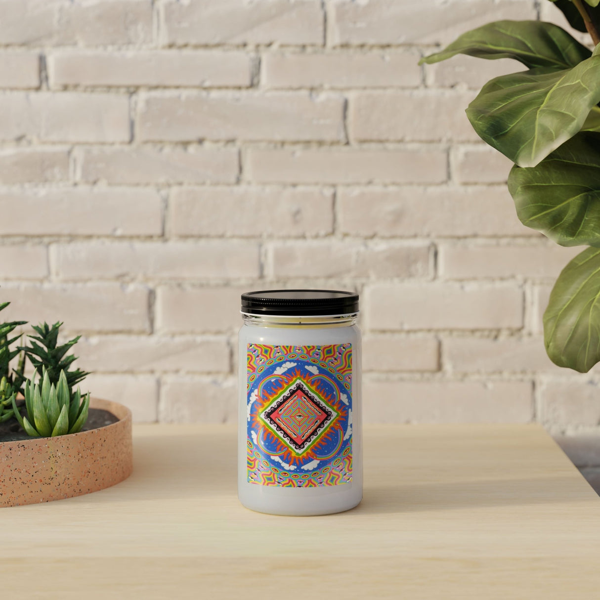 Vivillus Scented Candle in Mason Jar: Life in Color - Candlefy