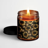 Welder Wings Scented Candle in Amber Glass Jar: Strange Place - Candlefy