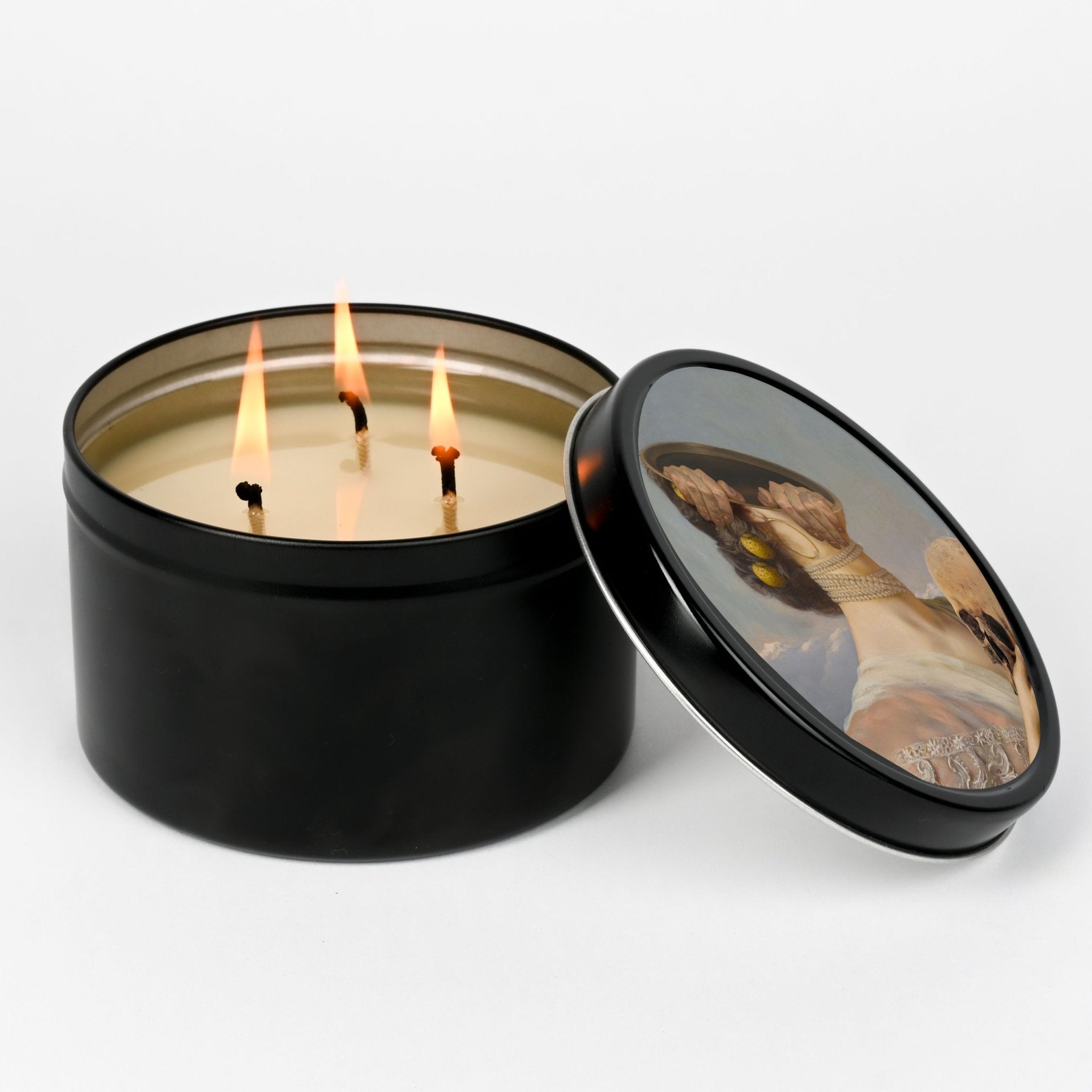 Welder Wings Scented Tin Candle: Philosophy in Critical Days - Candlefy