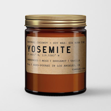 Yosemite: California Scented Candle (Amber + Moss) - Candlefy