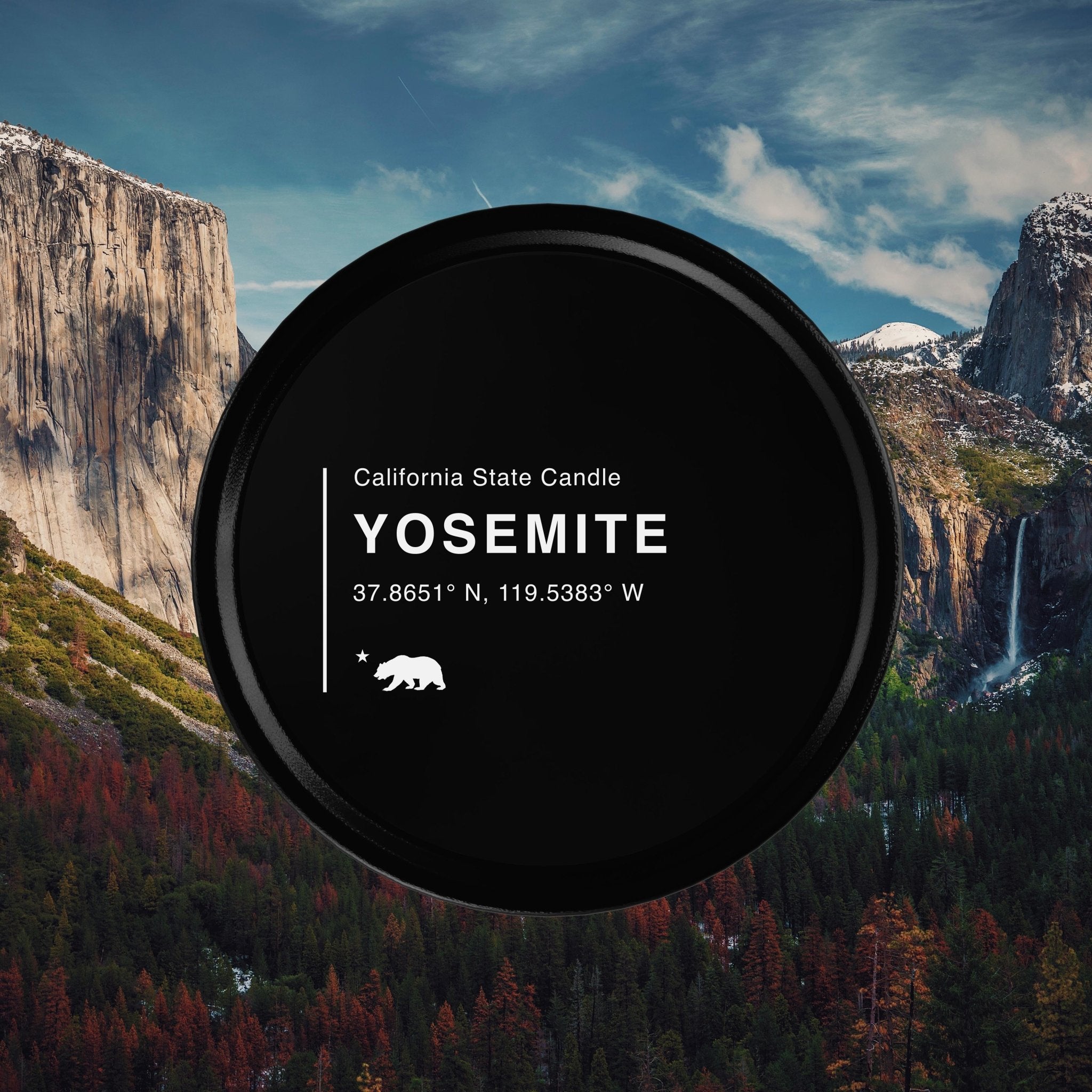 Yosemite California Scented Travel Tin Candle - Candlefy
