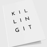 You Are Killing It Personalized Greeting Card - Candlefy