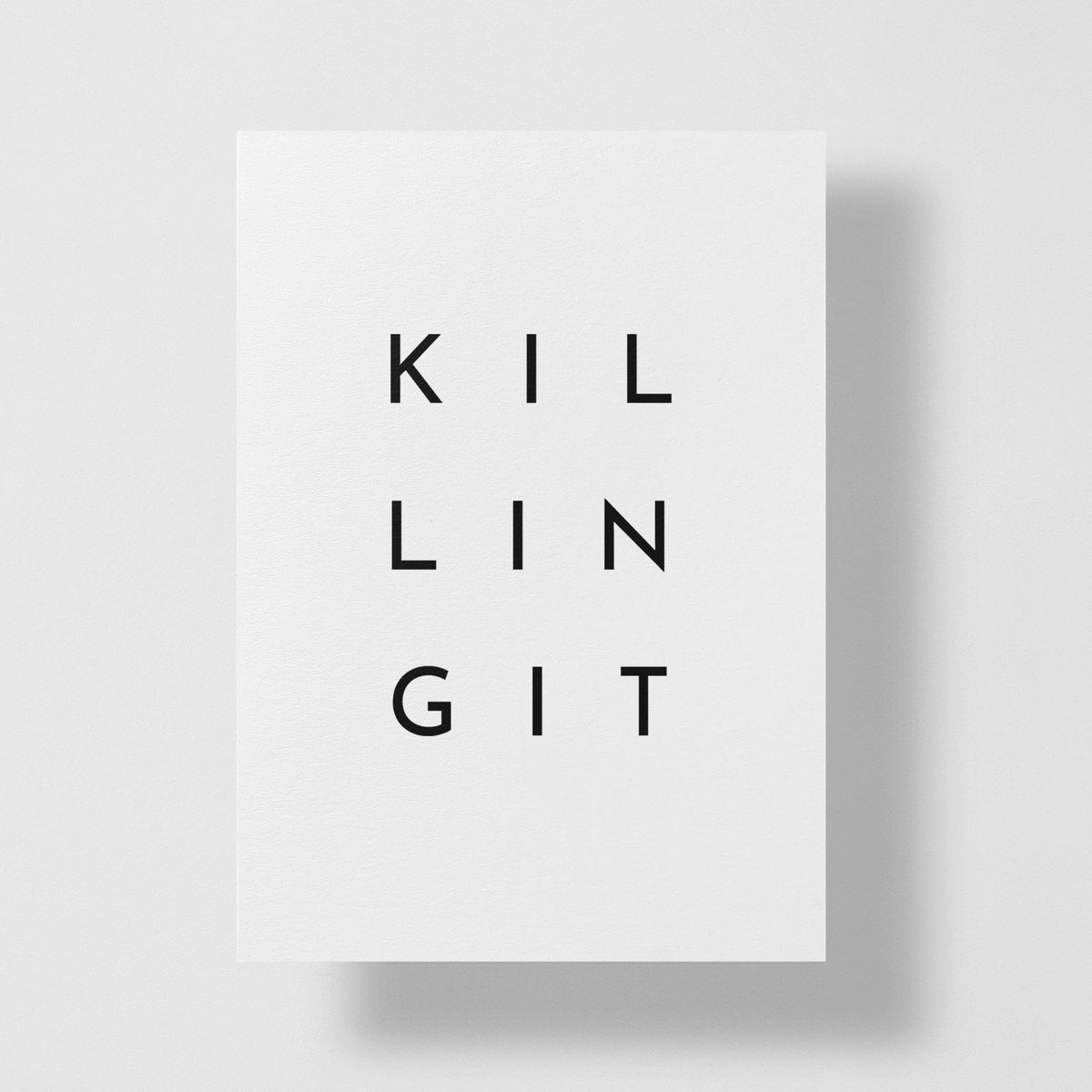 You Are Killing It Personalized Greeting Card - Candlefy