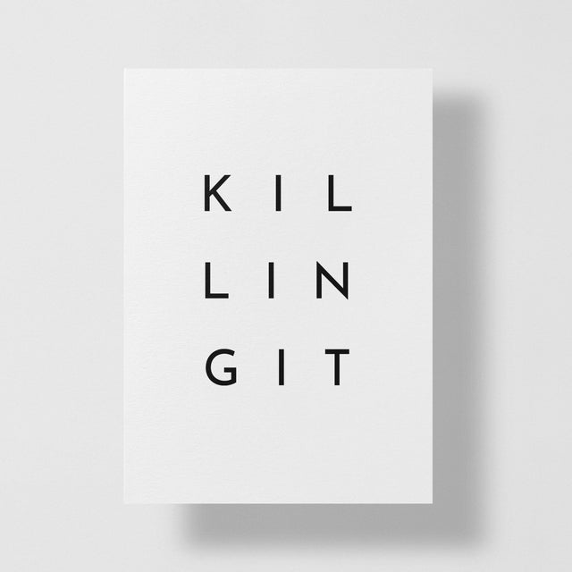 You Are Killing It Personalized Greeting Card - Candlefy