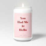 You Had Me At Hello: Valentine's Day Candle with Gift Box - Candlefy